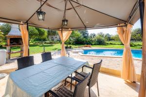 The swimming pool at or close to Finca Pep