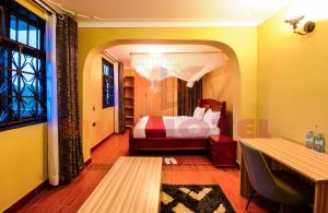 Cama o camas de una habitación en Mlex Hotel