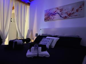 Postel nebo postele na pokoji v ubytování Dependance
