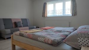 Letto o letti in una camera di Privat Liska