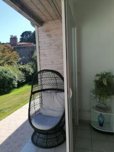 Vonkajšia záhrada v ubytovaní Maison de vacances vue mer
