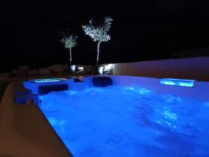 Bazén v ubytování Gîte de charme avec jacuzzi face au Mont Ventoux nebo v jeho okolí