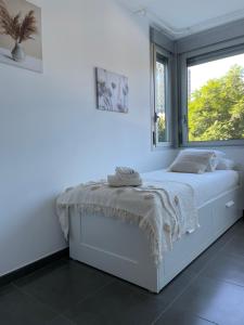 Posteľ alebo postele v izbe v ubytovaní Standing Apartment Barcelona Forum