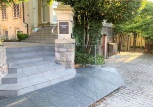 a set of stairs in front of a building at Ferndale Mews in Bristol
