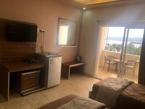 Kuchyň nebo kuchyňský kout v ubytování Al Deyafa Hotel