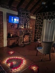 TV/trung tâm giải trí tại CABAÑAS LOS LAURELES