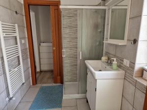 Koupelna v ubytování Casa Rafut