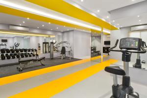 Fitness center at/o fitness facilities sa Super 8 Hotel Al Riyadh by Wyndham