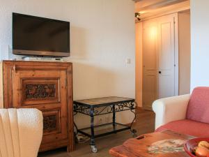TV a/nebo společenská místnost v ubytování Apartment Les Girolles B15 by Interhome