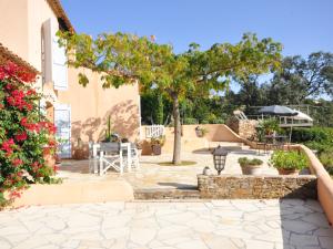 a patio with a table and a skate park at Villa Mare E Sole by Interhome in Cavalaire-sur-Mer