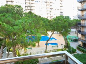 a view of a swimming pool from a balcony of a apartment at Apartment Santa Cruz by Interhome in Blanes