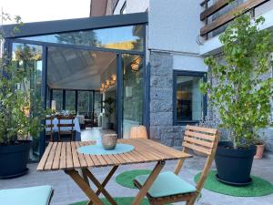 Patio nebo venkovní prostory v ubytování Corzo Hotel