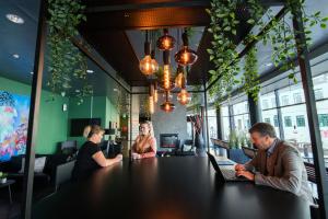 Os clientes hospedados em Cabinn Aalborg