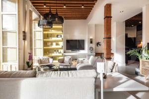 Et tv og/eller underholdning på Premium loft in the heart of Malaga by REMS