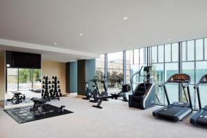 Fitness centrum a/nebo fitness zařízení v ubytování Hyatt Regency Manchester