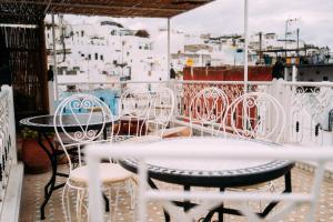 Balkoni atau teres di The Riad Hostel Tangier