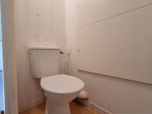 bagno con servizi igienici bianchi in camera di Appartement Le Dévoluy, 2 pièces, 4 personnes - FR-1-525-250 a Le Dévoluy