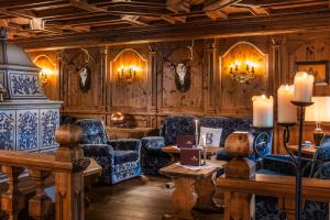 Posedenie v ubytovaní Romantik Hotel Santer