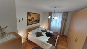 Posteľ alebo postele v izbe v ubytovaní Le Rondini di Casa Bernardi, sole e natura sulle Dolomiti Wi-Fi PetFriendly