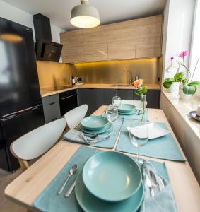 Kuchyňa alebo kuchynka v ubytovaní Apartament Wilaneska