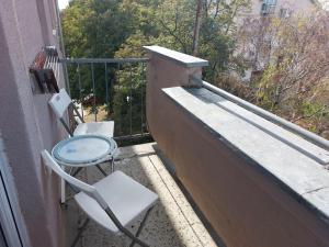 Balkoni atau teres di Apartman Centar