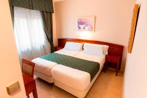 Posteľ alebo postele v izbe v ubytovaní Hotel Alameda Málaga
