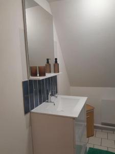 A bathroom at Duplex charmant au coeur de Levroux