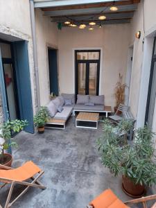 Posedenie v ubytovaní L'appartement au cœur de Sète.
