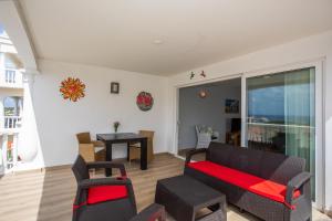Balkón nebo terasa v ubytování Blue Bay Apartments