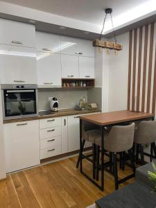 Η κουζίνα ή μικρή κουζίνα στο Apartman Sivcevic Titova VIla
