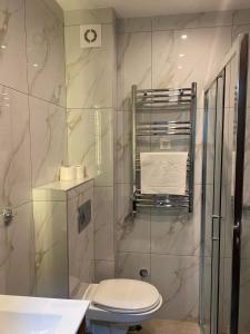Koupelna v ubytování Apartman Sivcevic Titova VIla