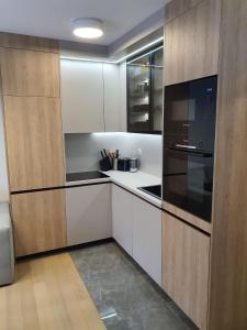 Kuchyň nebo kuchyňský kout v ubytování MV92 apartment