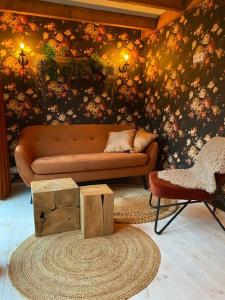 Een zitgedeelte bij B&B Stoet & Berre Geheel privé 1 - 4 pers