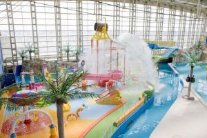a water park with a water slide at Spa World HOTEL&RESORT in Osaka