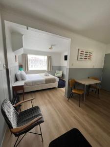 Postel nebo postele na pokoji v ubytování Bings Motel