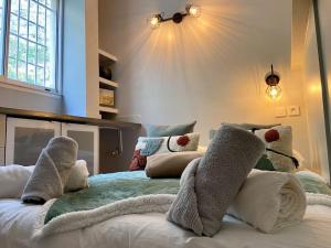 Posteľ alebo postele v izbe v ubytovaní Superbe logement au Vallon des Auffes