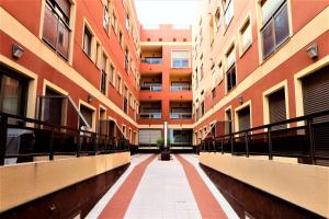 an empty hallway of an apartment building at Apartment Segura 2BD in Rojales