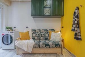 Χώρος καθιστικού στο Casa SOLE- Loft moderno in montagna