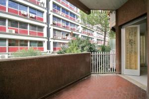 En balkon eller terrasse på Cozy Flat in Trastevere