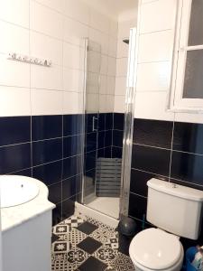 Łazienka w obiekcie Appartement agréable à Argeles-sur-Mer 35 m² vue mer
