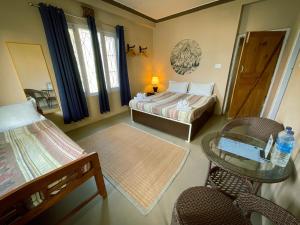 New Hotel Castle客房内的一张或多张床位