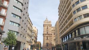 Výhľad na mesto Malaga alebo výhľad na mesto priamo z apartmánu