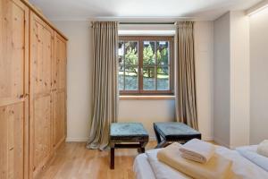 Posteľ alebo postele v izbe v ubytovaní Chalet Sonne Apt Grande