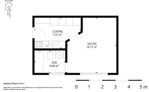 Spacious studio in a nice area in Sierre平面图