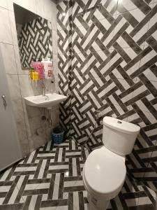 Phòng tắm tại My Home N1 - BTS Ratchathewi