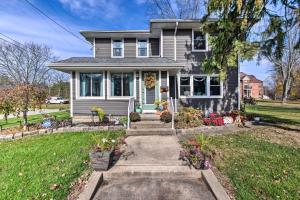 a house with a pathway leading to the front door at Spacious Family-Friendly Home in Massillon! in Massillon