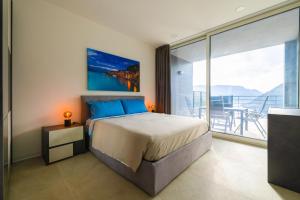 Llit o llits en una habitació de Art Vista Lake Como