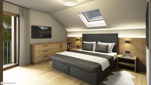 Posteľ alebo postele v izbe v ubytovaní Appartements Pedescin