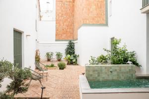Vonkajšia záhrada v ubytovaní Patio del Lino
