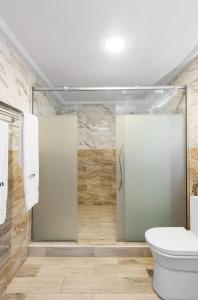Koupelna v ubytování Aveon Hotel
